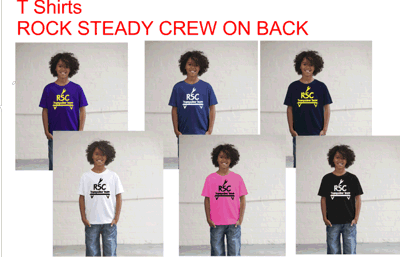 ROCK STEADY CREW  CHILD TRAMPLONE T SHIRTS